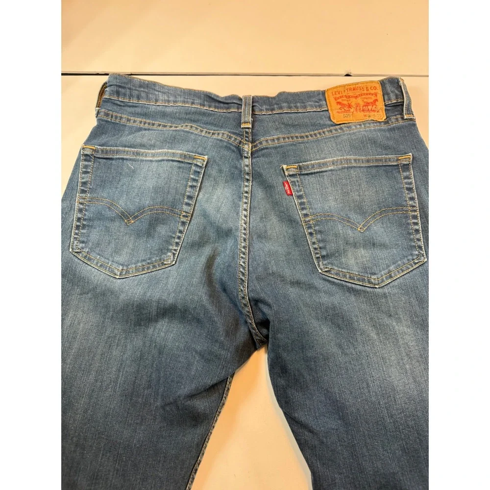 Levis 505 Regular Fit Mens Jeans Blue WaterLess Denim W34 L30 00505-1064